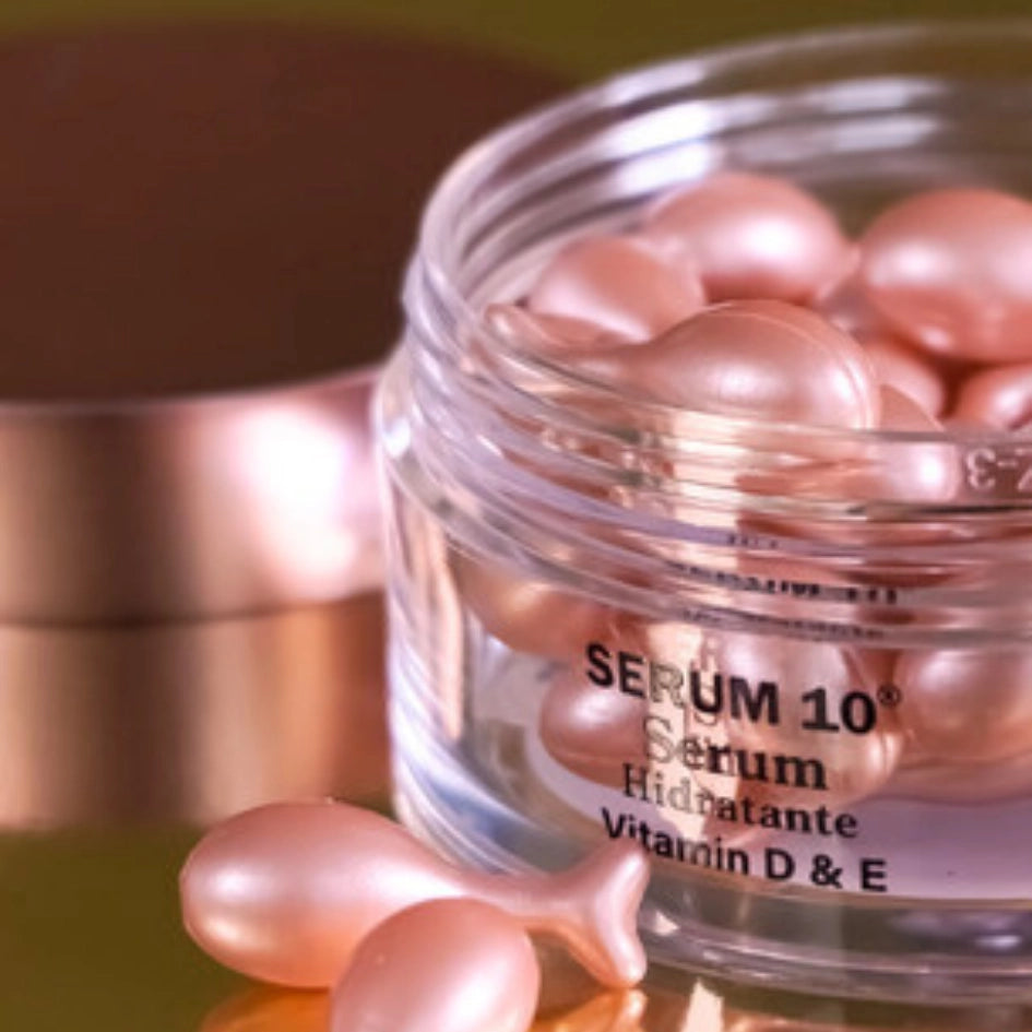 Serum hidratante en cápsulas vitaminas D & E