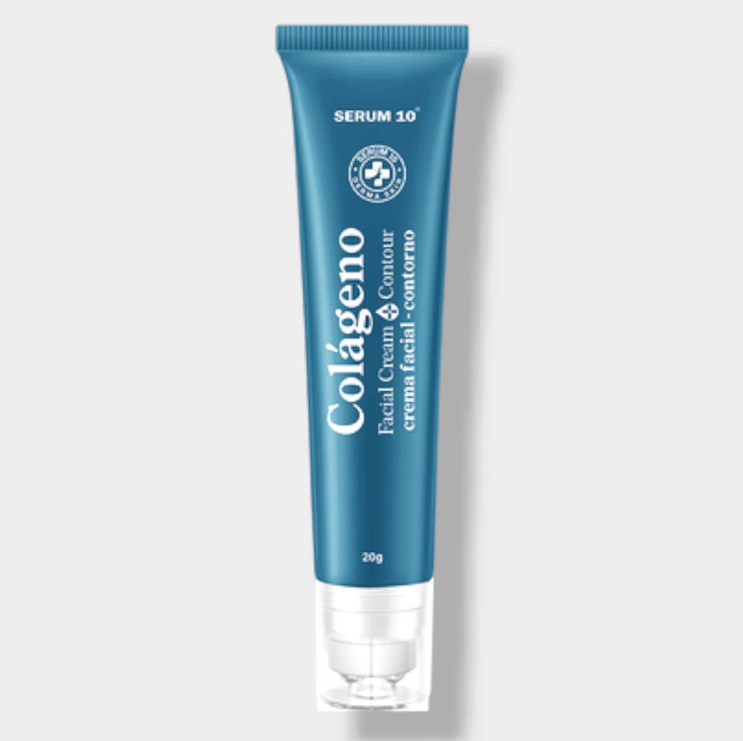 Crema/Serum Facial con Colágeno (20g, rostro + contorno)