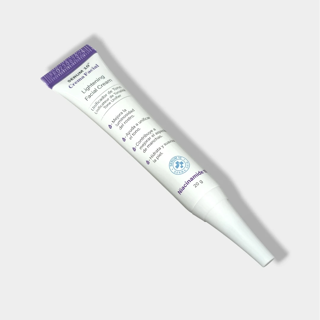 Crema aclarante con niacinamida