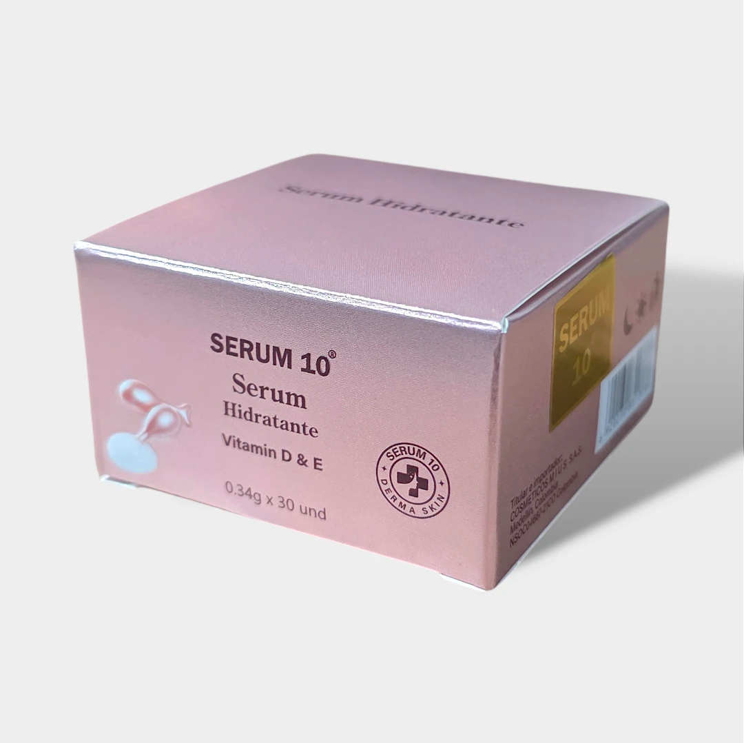 Serum hidratante en cápsulas vitaminas D & E