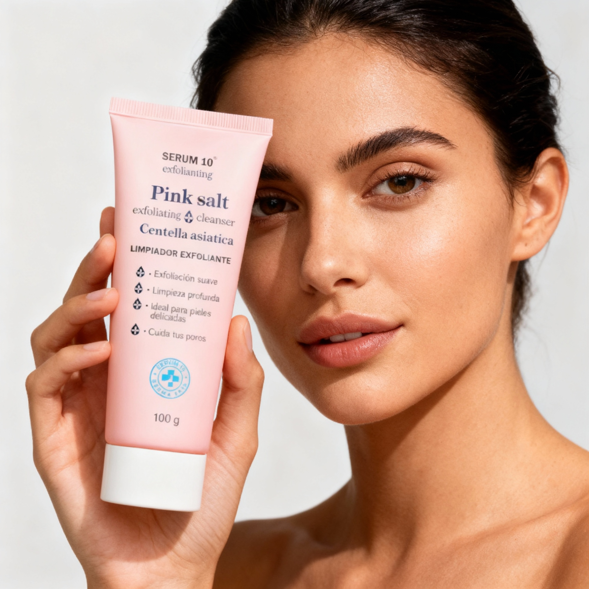 Limpiador Exfoliante con Sal Rosada